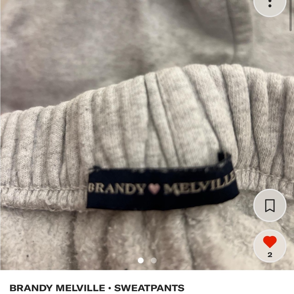 brandy melville grey sweatpants